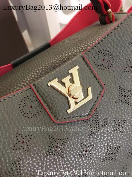 Louis Vuitton Monogram Leather Tote Bag M42126 Green