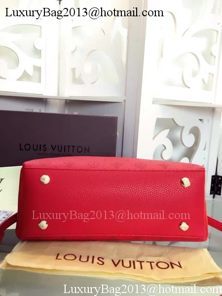 Louis Vuitton Monogram Leather Tote Bag M42126 Red