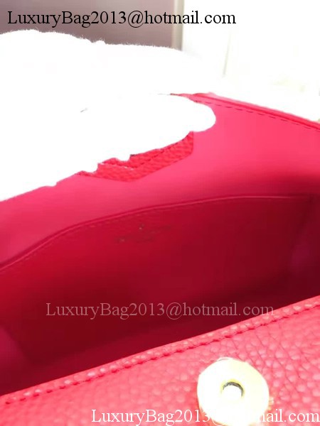 Louis Vuitton Monogram Leather Tote Bag M42126 Red