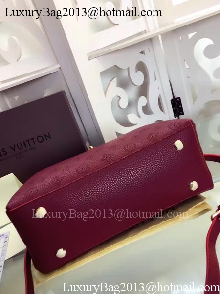 Louis Vuitton Monogram Leather Tote Bag M42126 Wine