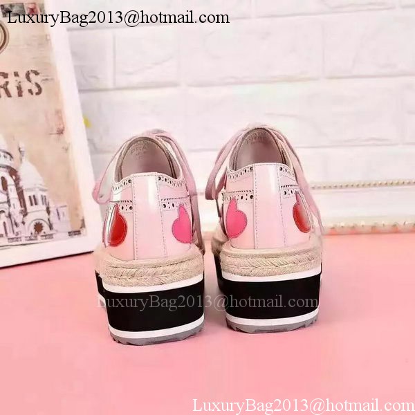 Prada Leather Casual Shoes PD729 Pink