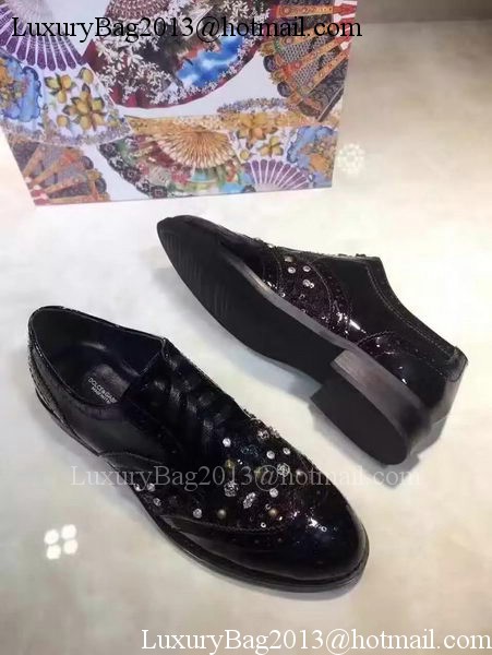 Prada Leather Casual Shoes PD732 Black