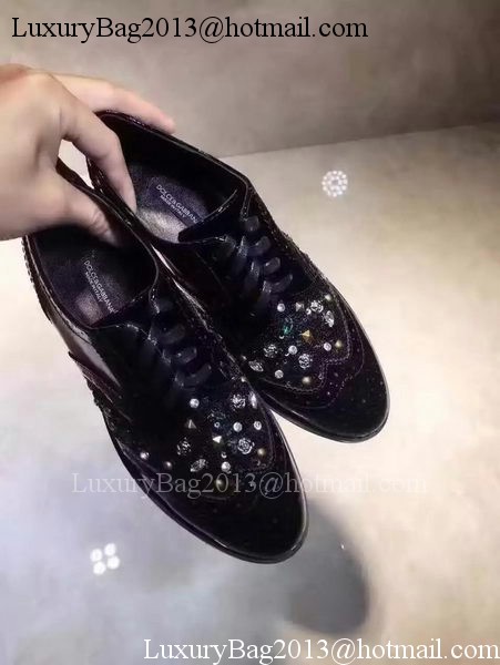 Prada Leather Casual Shoes PD732 Black