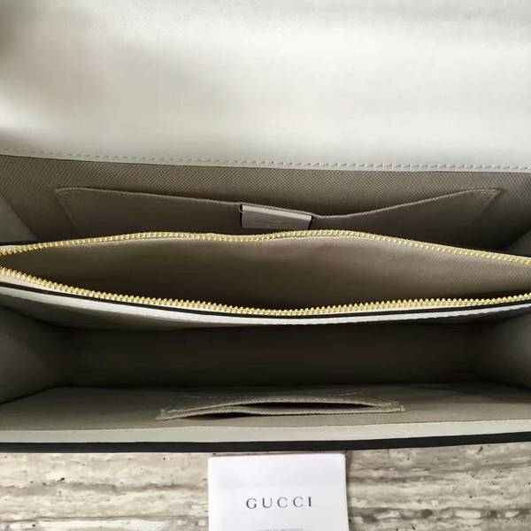 Gucci Now Bamboo Shopper Bag 421999A Whtie&Red&Dark Blue