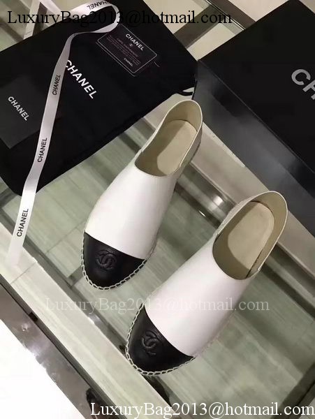 Chanel Casual Shoes Leather CH2080 White