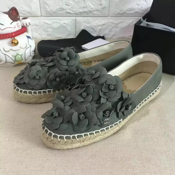 Chanel Casual Shoes Leather CH2084 Grey