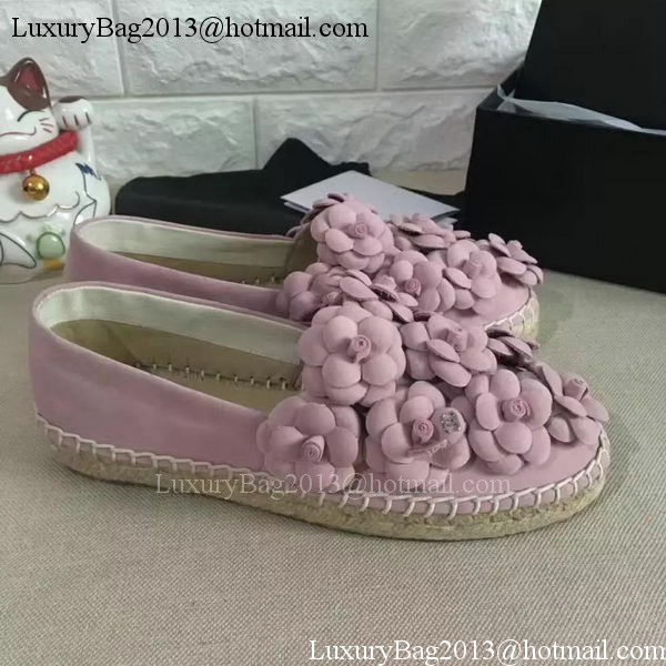 Chanel Casual Shoes Leather CH2084 Pink