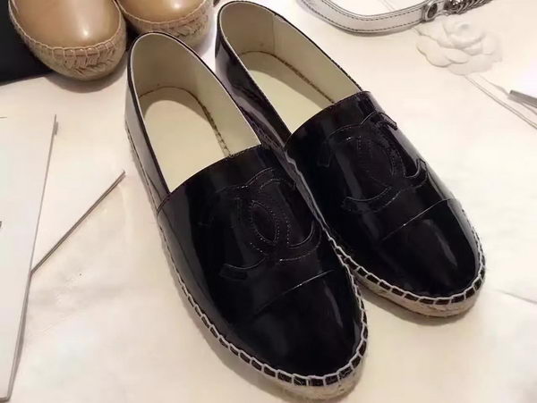 Chanel Casual Shoes Leather CH2089 Black