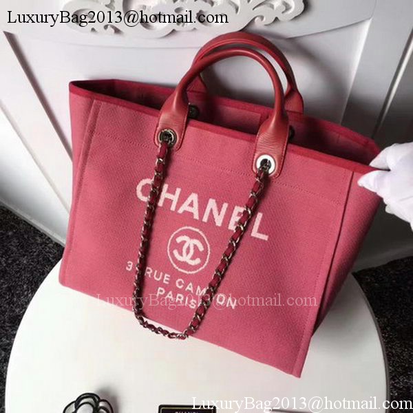 Chanel Large Canvas Tote Shopping Bag CHA1679 Red