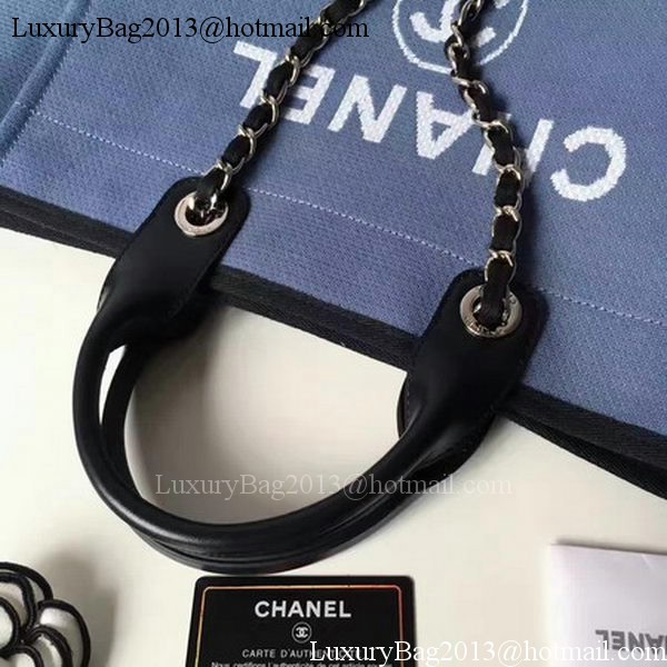 Chanel Large Canvas Tote Shopping Bag CHA1679 Royal