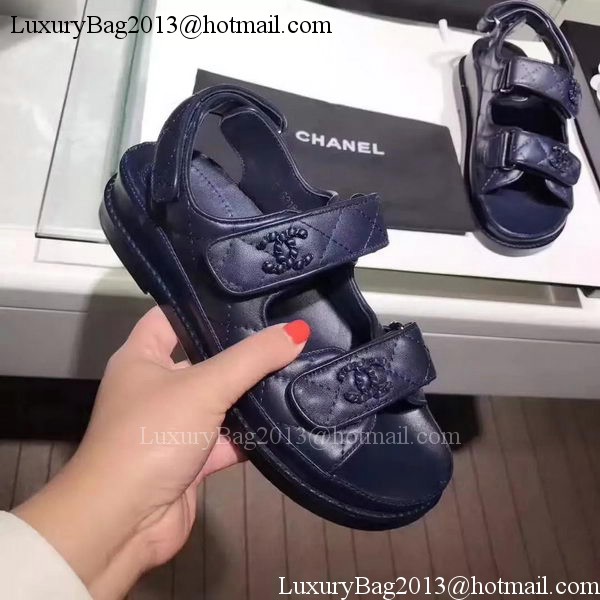 Chanel Sandal Leather CH2090 Royal