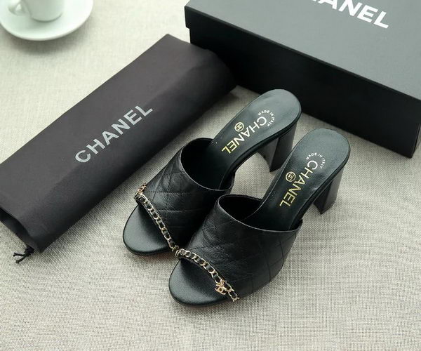 Chanel Sandal Leather CH2095 Black