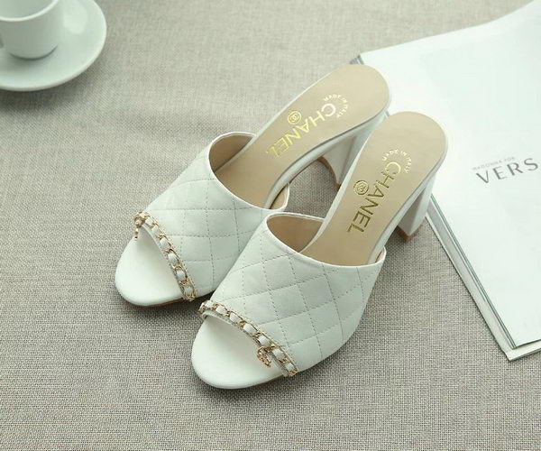 Chanel Sandal Leather CH2095 OffWhite