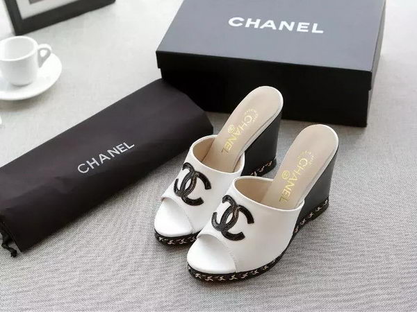 Chanel Sandal Leather CH2097 White
