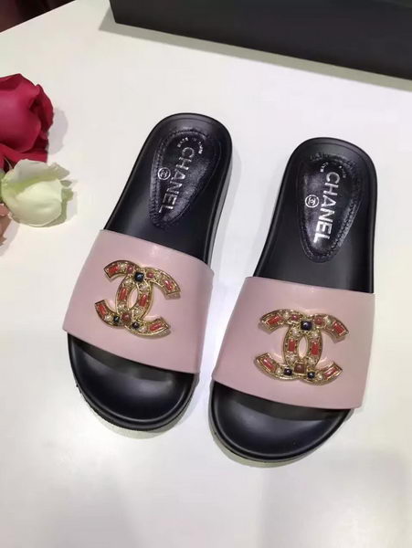Chanel Slipper Leather CH2079 Pink