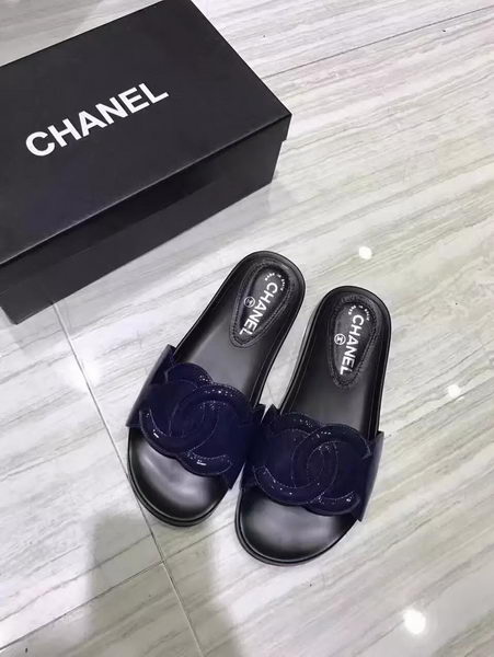Chanel Slipper Leather CH2091 Royal