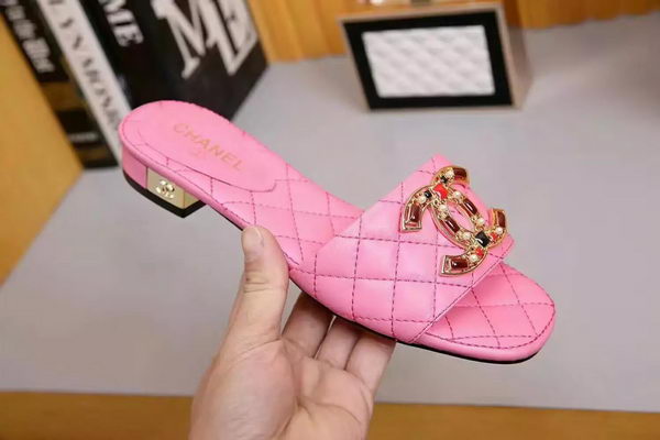 Chanel Slipper Leather CH2092 Pink