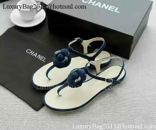 Chanel Slipper Leather CH2096 Royal