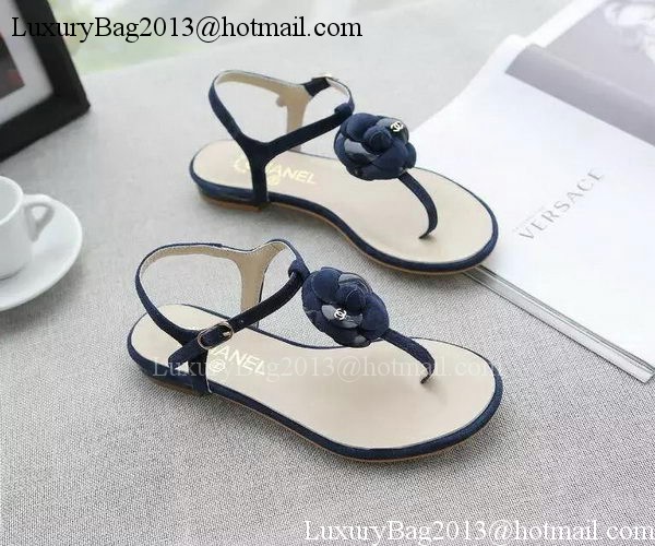 Chanel Slipper Leather CH2096 Royal