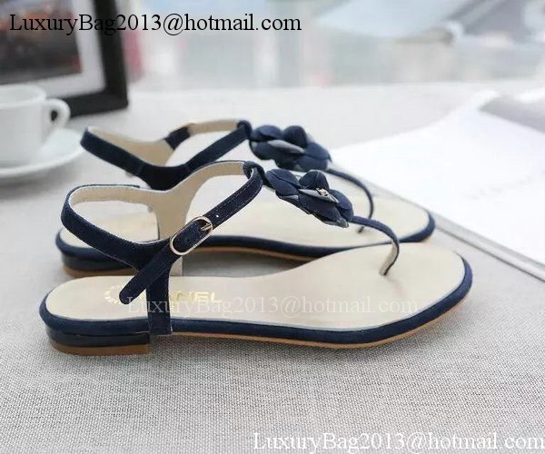 Chanel Slipper Leather CH2096 Royal