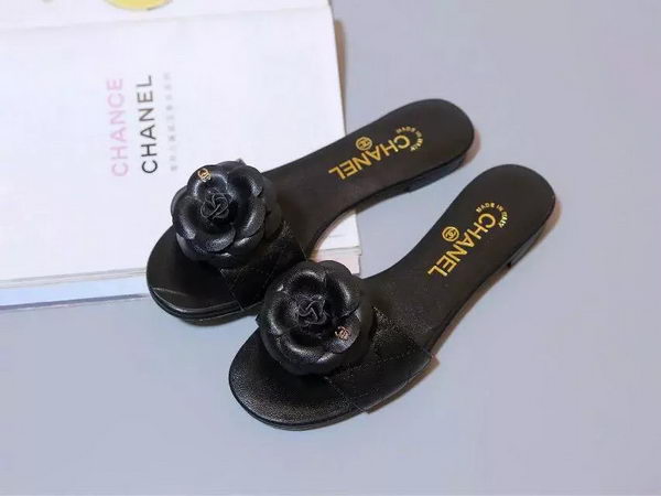 Chanel Slipper Leather CH2098 Black