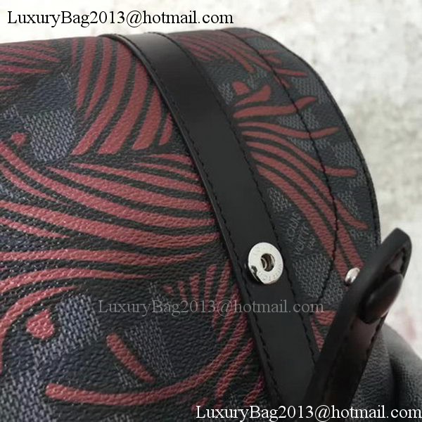 Louis Vuitton Damier Graphite Canvas CHRISTOPHER PM N43435 Red