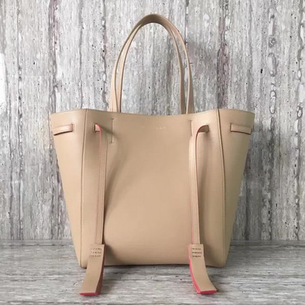 Celine Cabas Phantom Bags Calfskin Leather C2209 Apricot