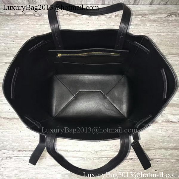 Celine Cabas Phantom Bags Calfskin Leather C2209 Black