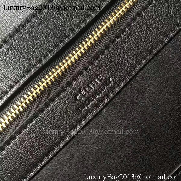 Celine Cabas Phantom Bags Calfskin Leather C2209 Black