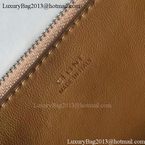 Celine Medium Quilted Shoulder Bag C12290 Apricot