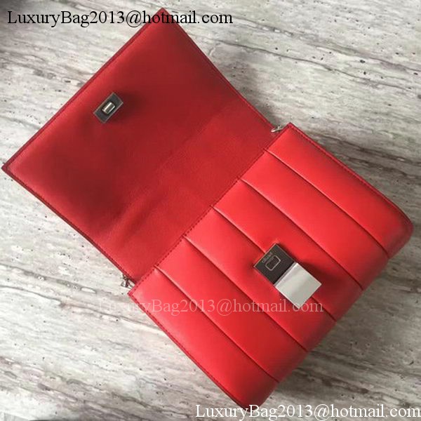 Celine Medium Quilted Shoulder Bag C12290 Red