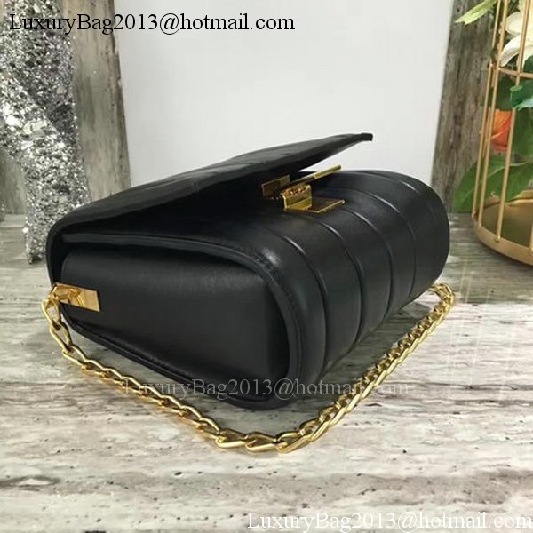 Celine Small Quilted Shoulder Bag C12291 Black