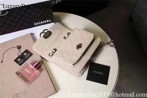 Chanel Flap Shoulder Bag Sheepskin Leather CHA606 Apricot