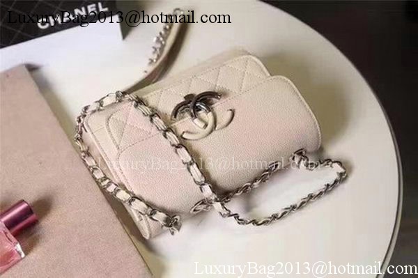 Chanel Flap Shoulder Bag Sheepskin Leather CHA606 Apricot