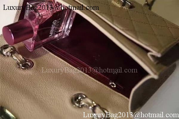 Chanel Flap Shoulder Bag Sheepskin Leather CHA606 Apricot