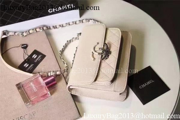 Chanel Flap Shoulder Bag Sheepskin Leather CHA606 Apricot