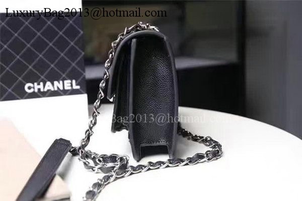 Chanel Flap Shoulder Bag Sheepskin Leather CHA606 Black