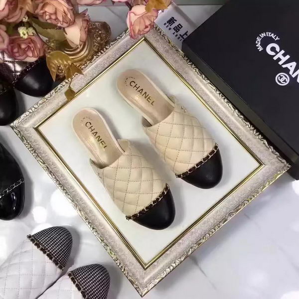 Chanel Sandal Leather CH2085 Apricot