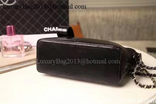 Chanel Small Shoulder Bag Sheepskin Leather A93825 Black