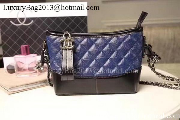 Chanel Small Shoulder Bag Sheepskin Leather A93825 Blue