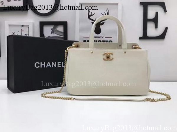 Chanel Tote Bag Original Leather A92993 White