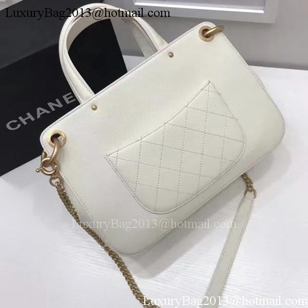 Chanel Tote Bag Original Leather A92993 White