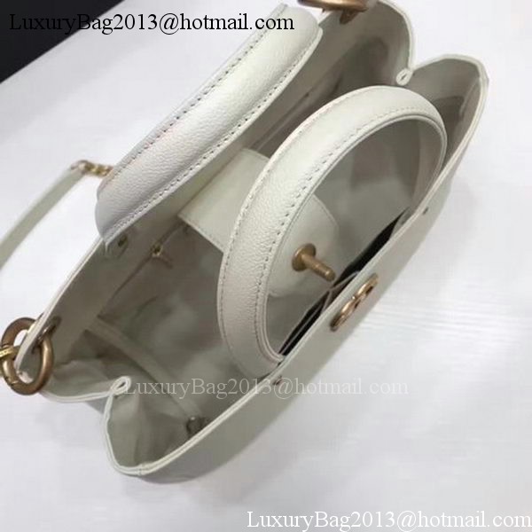 Chanel Tote Bag Original Leather A92993 White