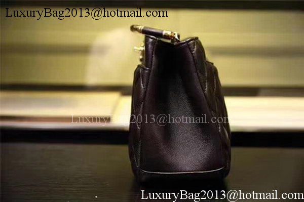 Chanel Tote Bag Sheepskin Leather A93753 Black