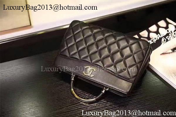 Chanel Tote Bag Sheepskin Leather A93753 Black