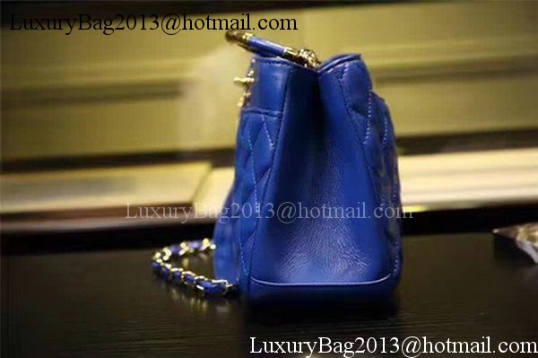 Chanel Tote Bag Sheepskin Leather A93753 Blue