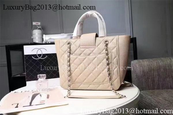 Chanel Tote Bag Sheepskin Leather A98665 Apricot