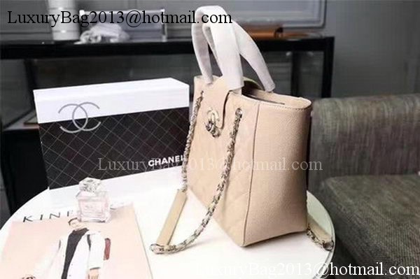 Chanel Tote Bag Sheepskin Leather A98665 Apricot