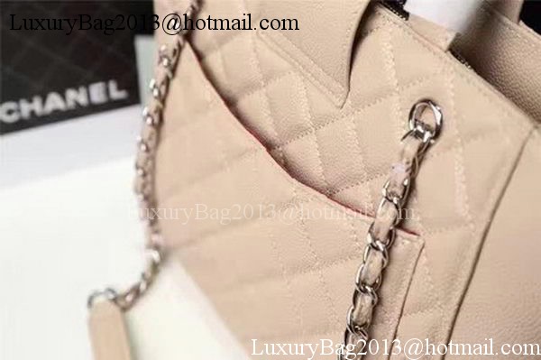 Chanel Tote Bag Sheepskin Leather A98665 Apricot