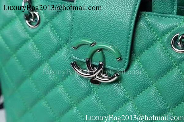 Chanel Tote Bag Sheepskin Leather A98665 Green